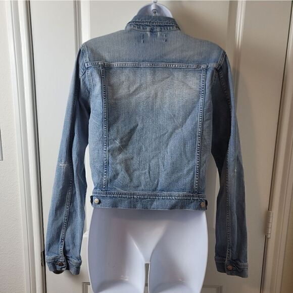 MAISON SCOTCH Distressed Denim Jacket - Picture 12 of 16